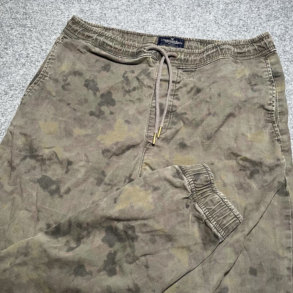 American Eagle Pants Mens Medium Jogger Camo Stretch Tapered Leg